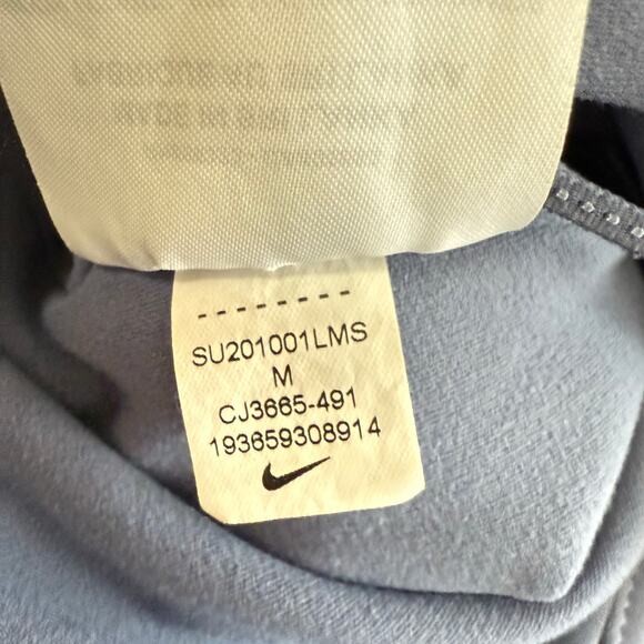 Nike Yoga Luxe Infinalon Cropped Tank Stretch‎ Activewear Blue Purple Women M - Picture 6 of 7